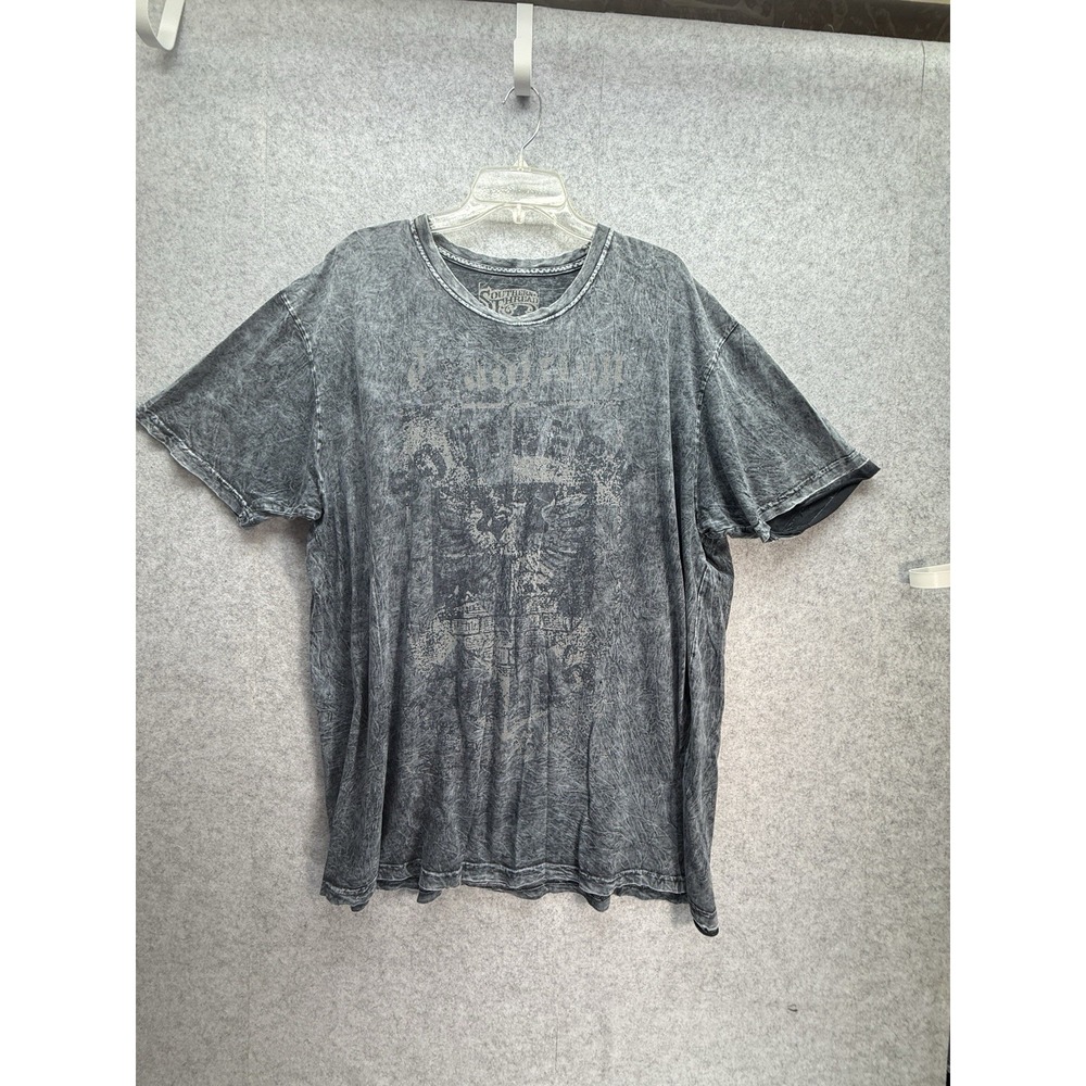 Southern Threads Men's Size XXL Blue Rugged/Faded Style T-Shirt